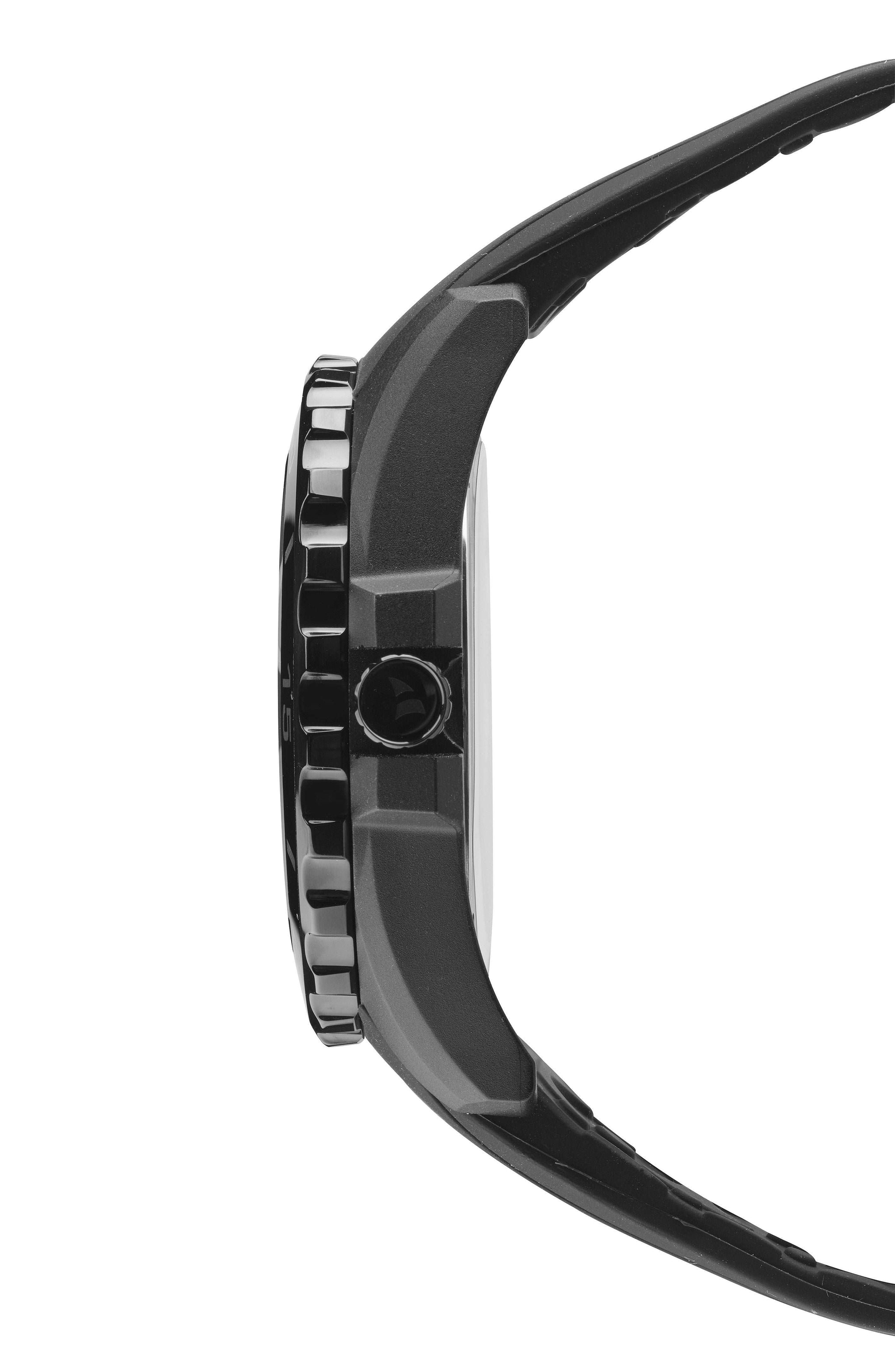 Ravel Orologio Sportivo Uomo RS004 – Cassa Nera, Lunetta Coordinata, Cinturino In Silicone Arancione Con Motivo A Punti – Movimento Al Quarzo Singapore, Resistente E Confortevole